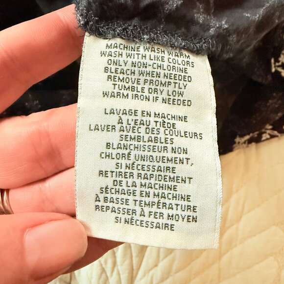 Denim & Supply Ralph Lauren Black & White Floral Babydoll Dress Size XS | Y2k - Picture 13 of 16